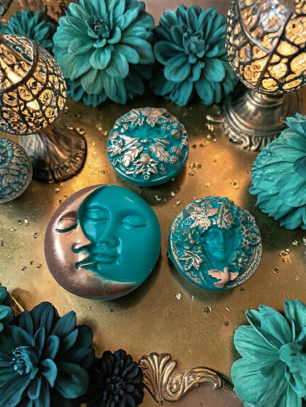Hand crafted, Wicked Worthy Wax, Green is magic Soap Set - Picture 4 of 5